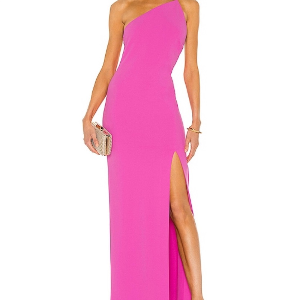 ⛓SOLD⛓ REPOSH Solace London Hot Pink Petch Dress - Picture 2 of 16